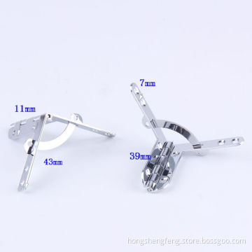 Manufacturer Supply Cheap Price Nickle Color 39*43mm Box Quadrant Hinge